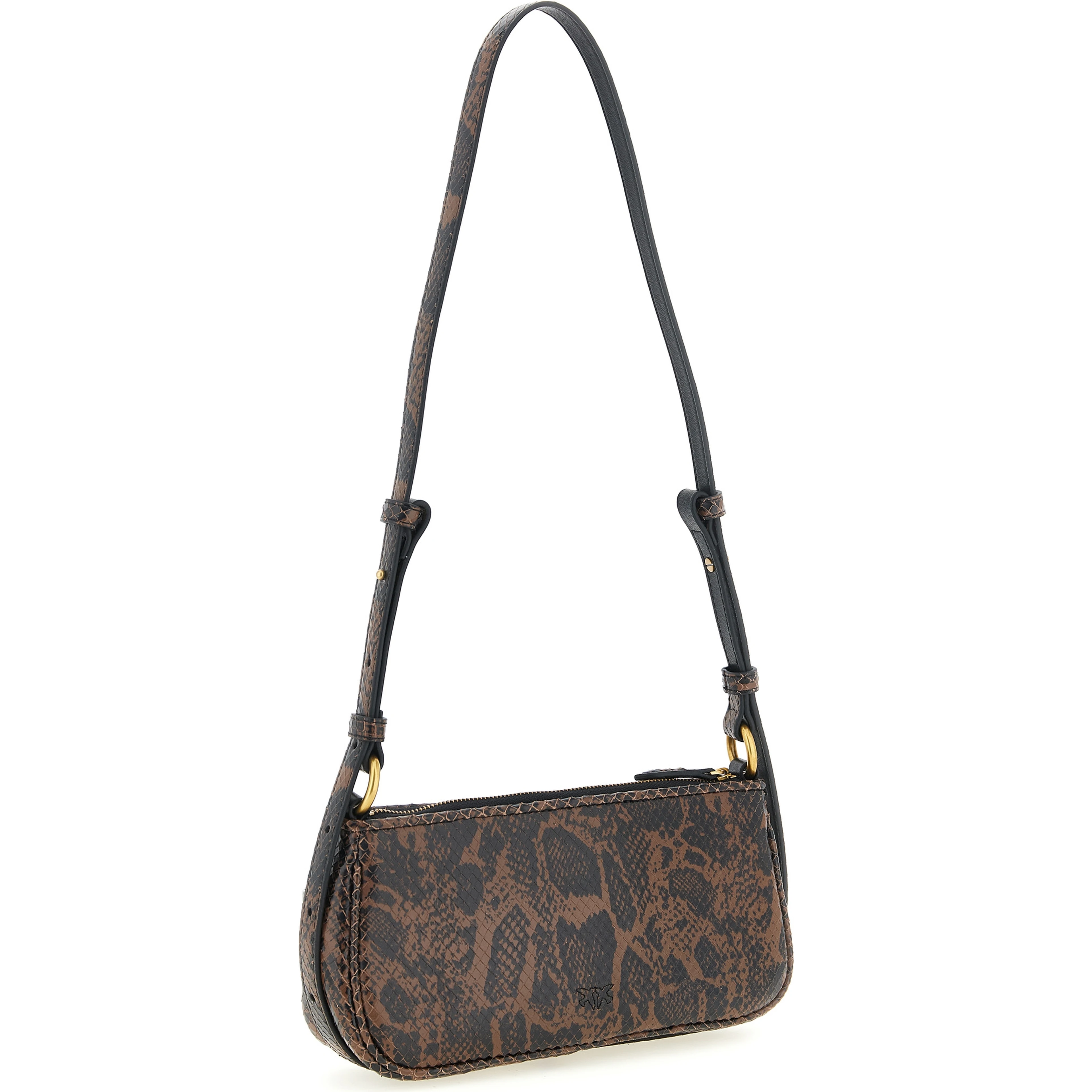 Brown Calfskin Crossbody Bag