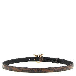 Brown Calfskin Thin Belt