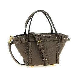 Gray Calfskin Tote Bag