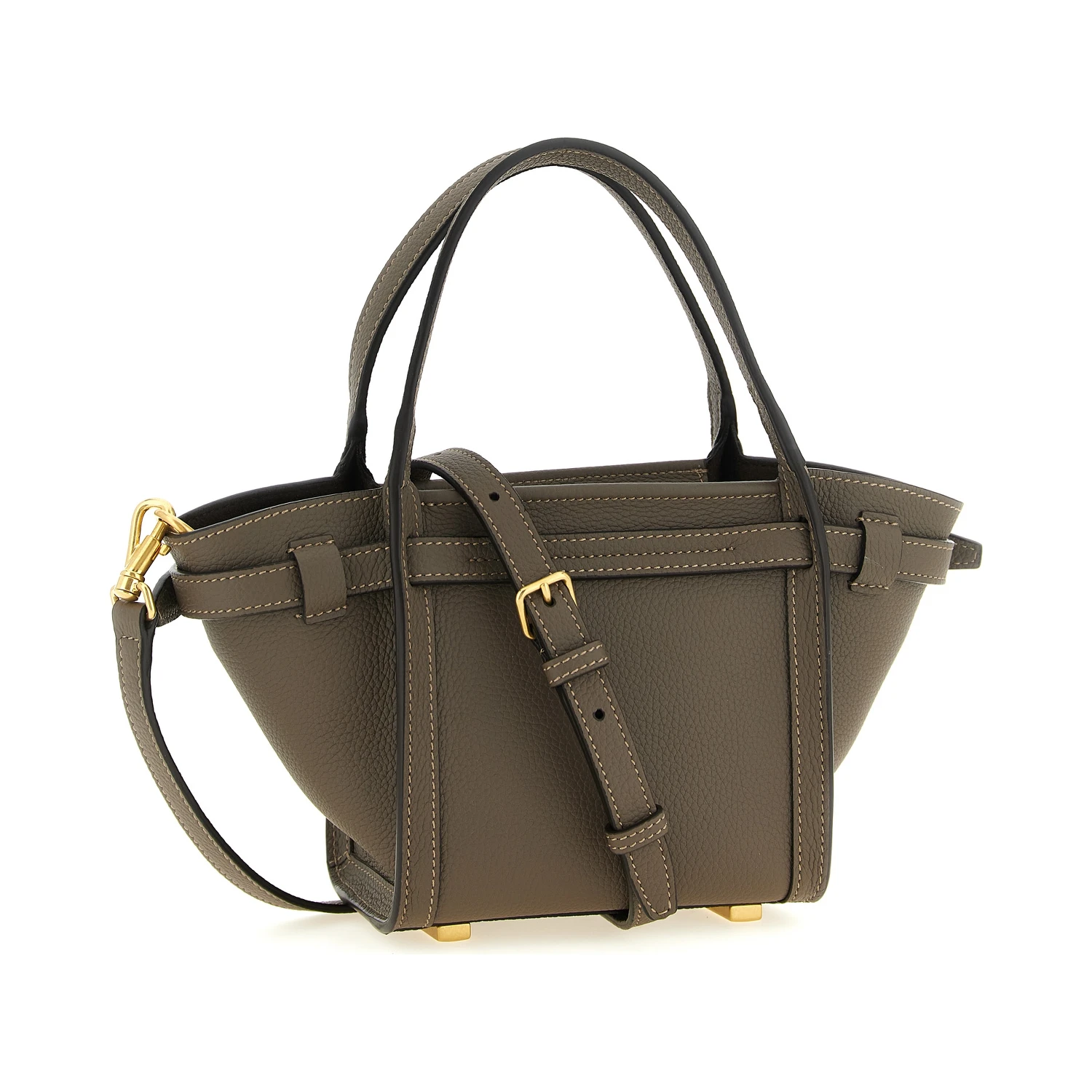 Gray Calfskin Tote Bag