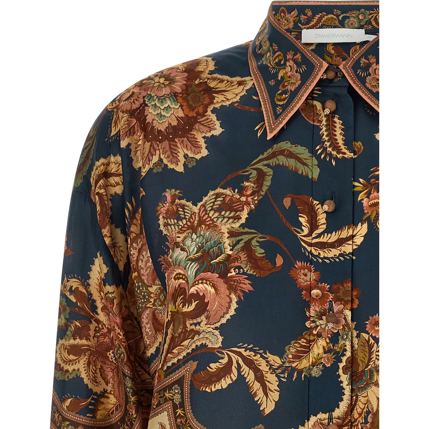 Multicolor Silk Blouse