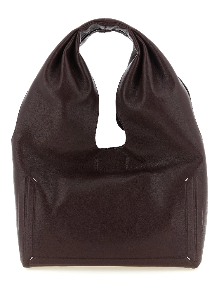 Bordeaux Lamb Leather Shoulder Bag