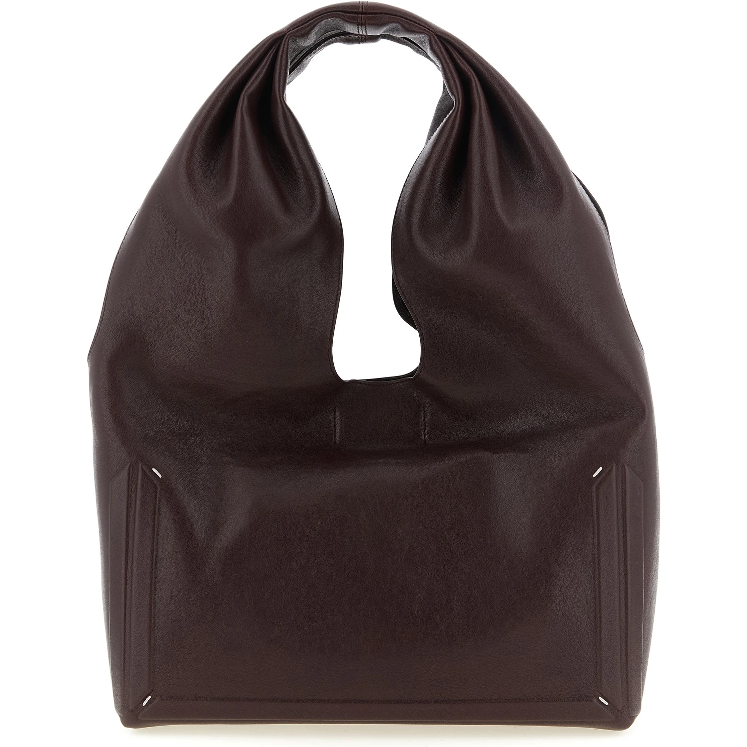 Bordeaux Lamb Leather Shoulder Bag