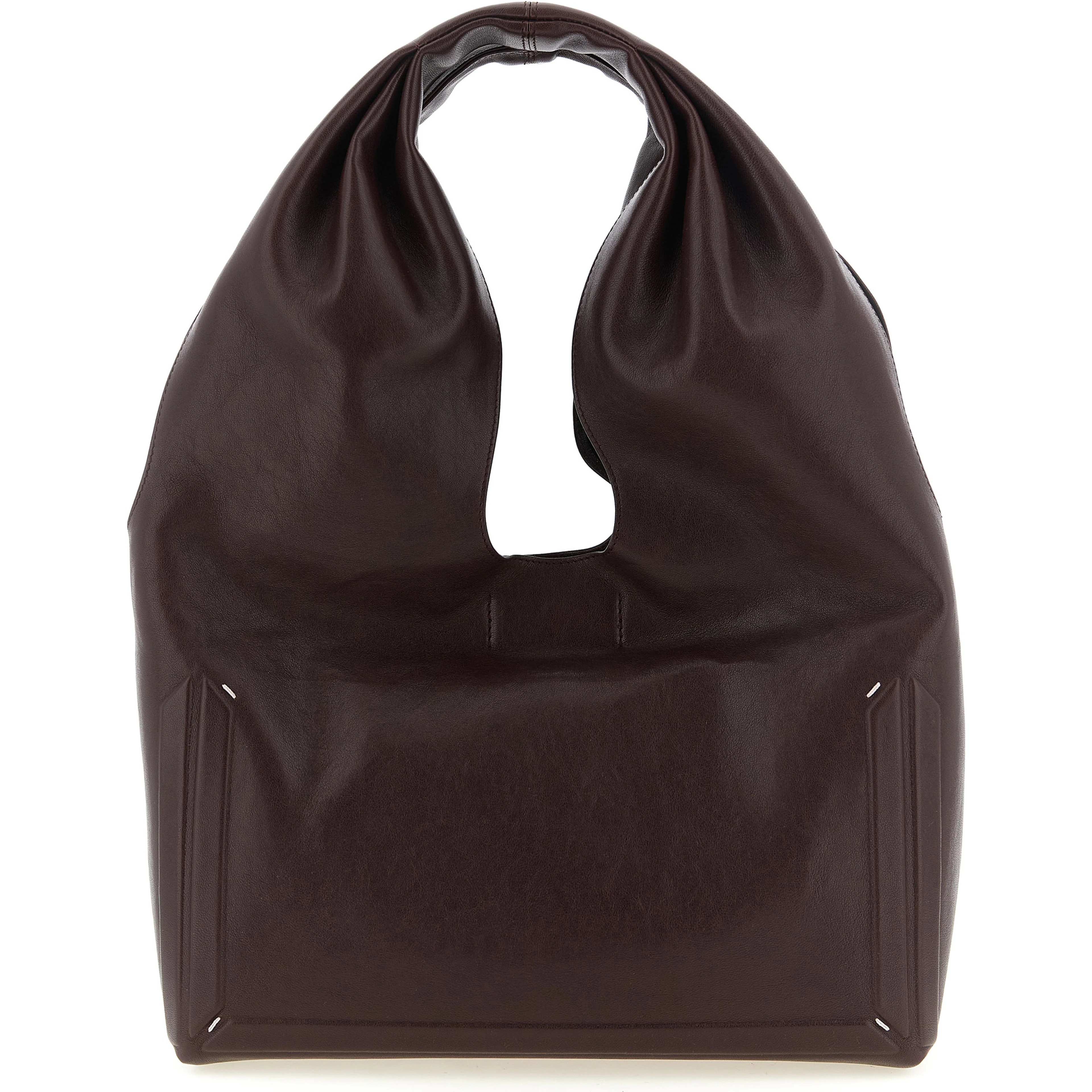 Bordeaux Lamb Leather Shoulder Bag