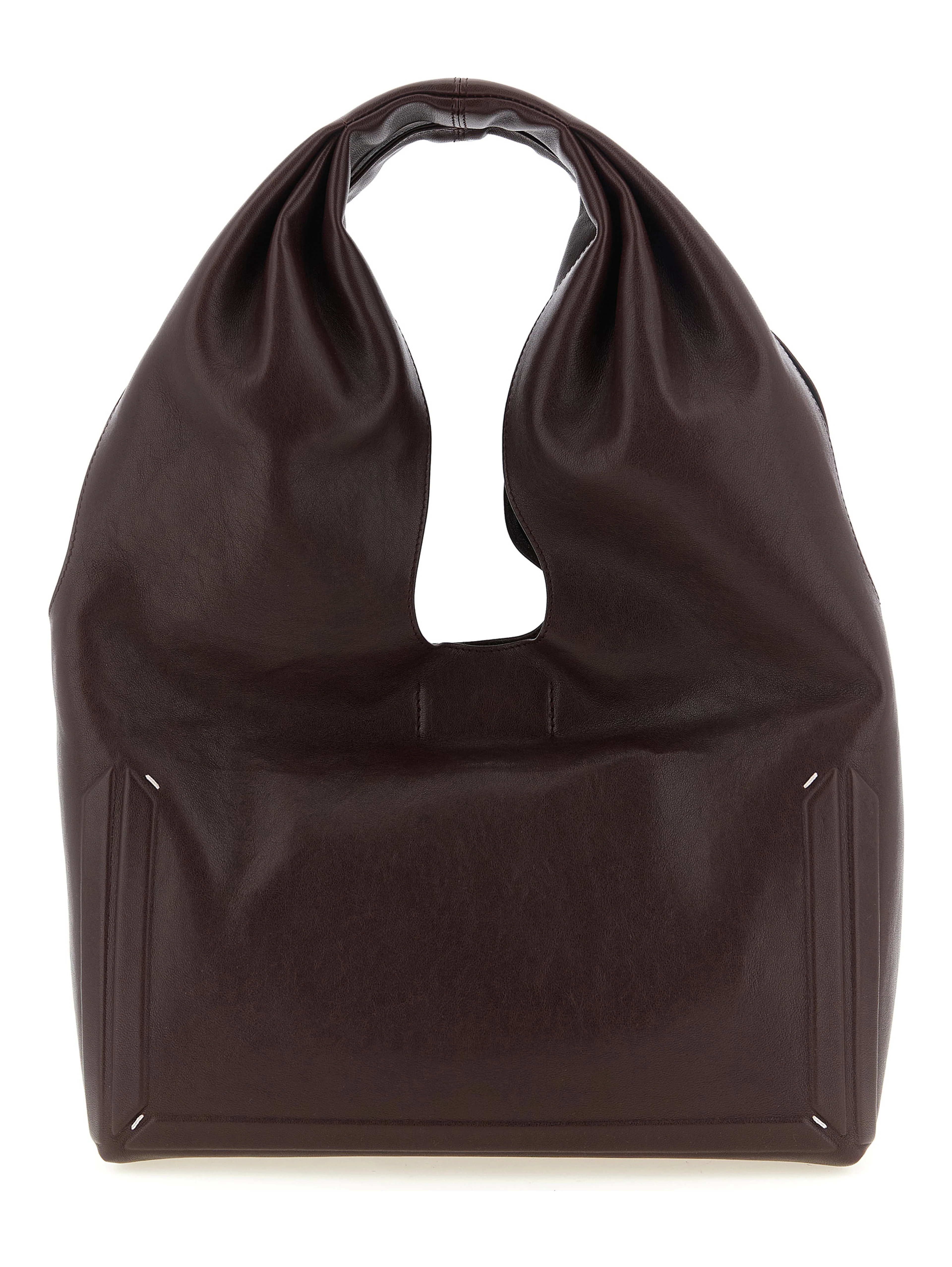 Bordeaux Lamb Leather Shoulder Bag