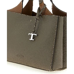 Gray Calfskin Handbag