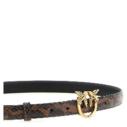 Brown Calfskin Thin Belt