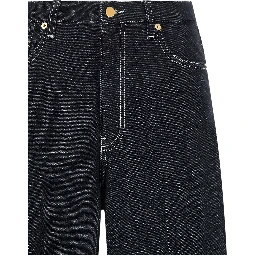 جينز قطني أزرق