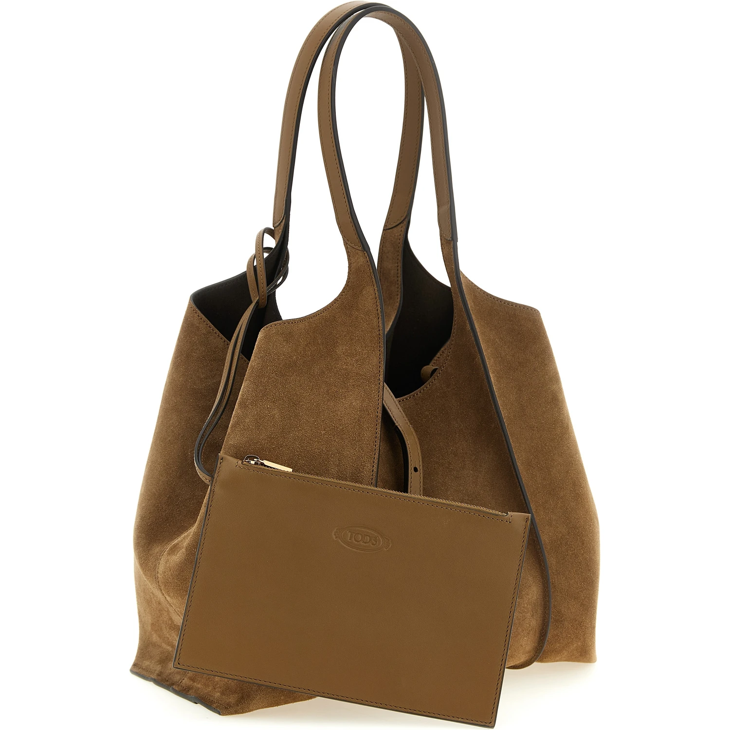 Brown Calfskin Tote Bag