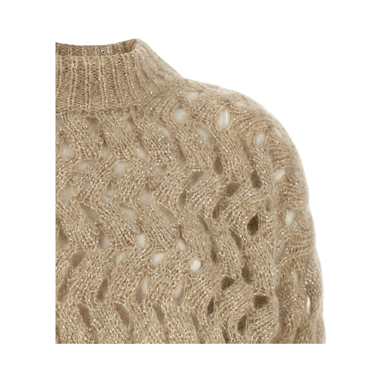 Beige Wool Cardigan