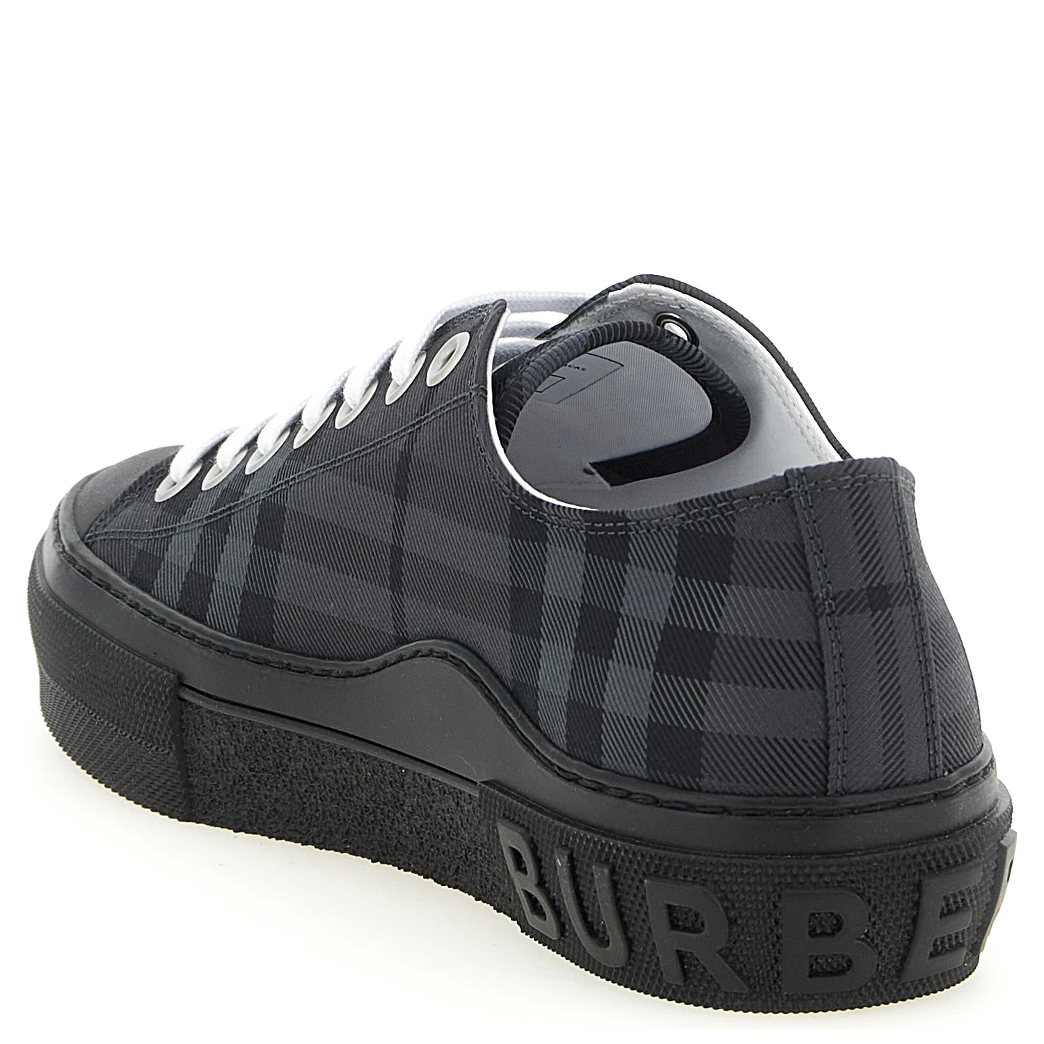 Gray Polyamide Low Top Sneakers