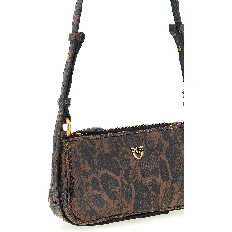 Brown Calfskin Crossbody Bag