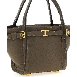 Gray Calfskin Tote Bag