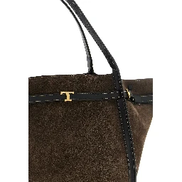 Brown Calfskin Tote Bag