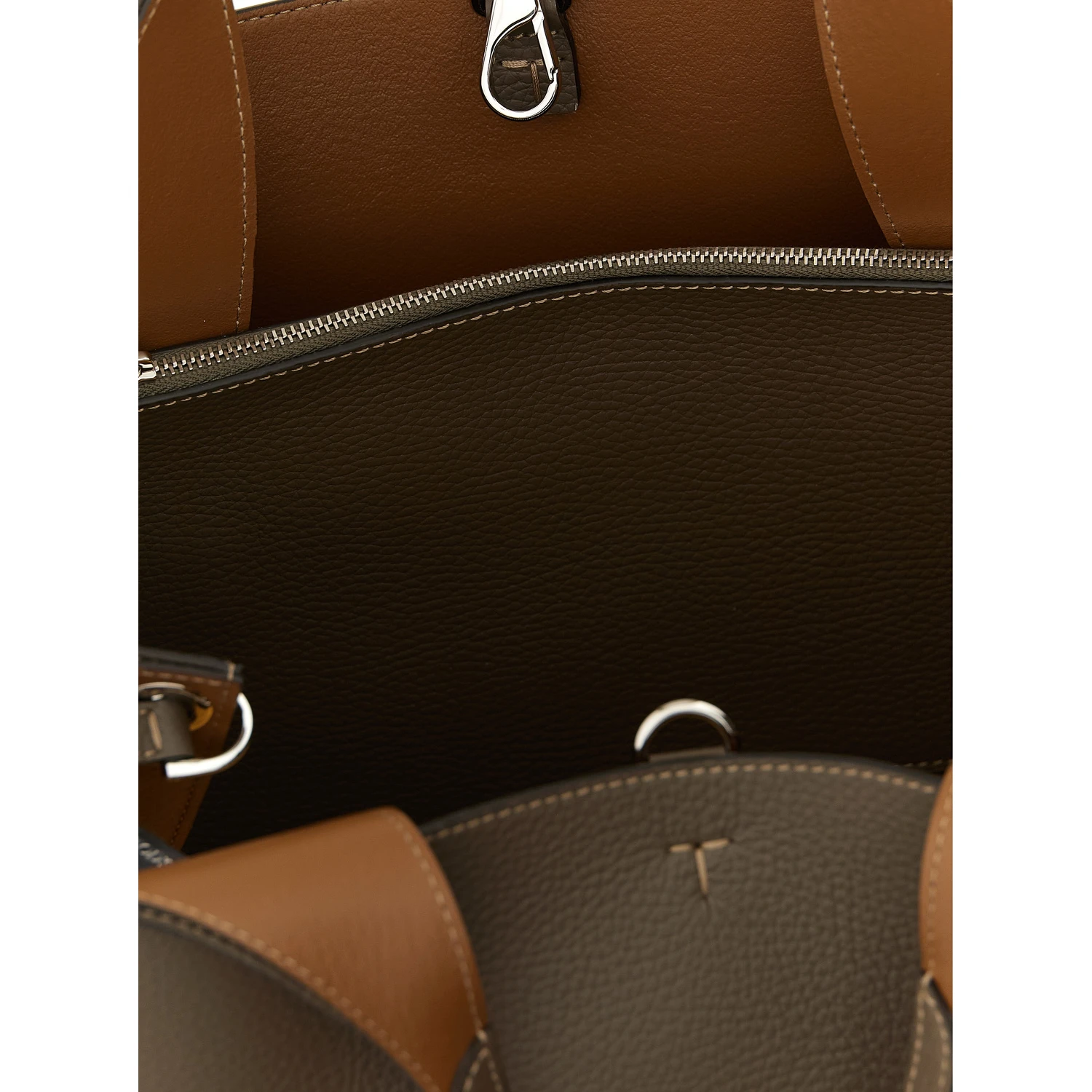 Gray Calfskin Handbag