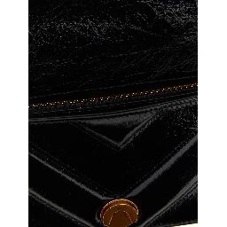 Black Calfskin Crossbody Bag