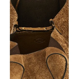 Brown Calfskin Tote Bag