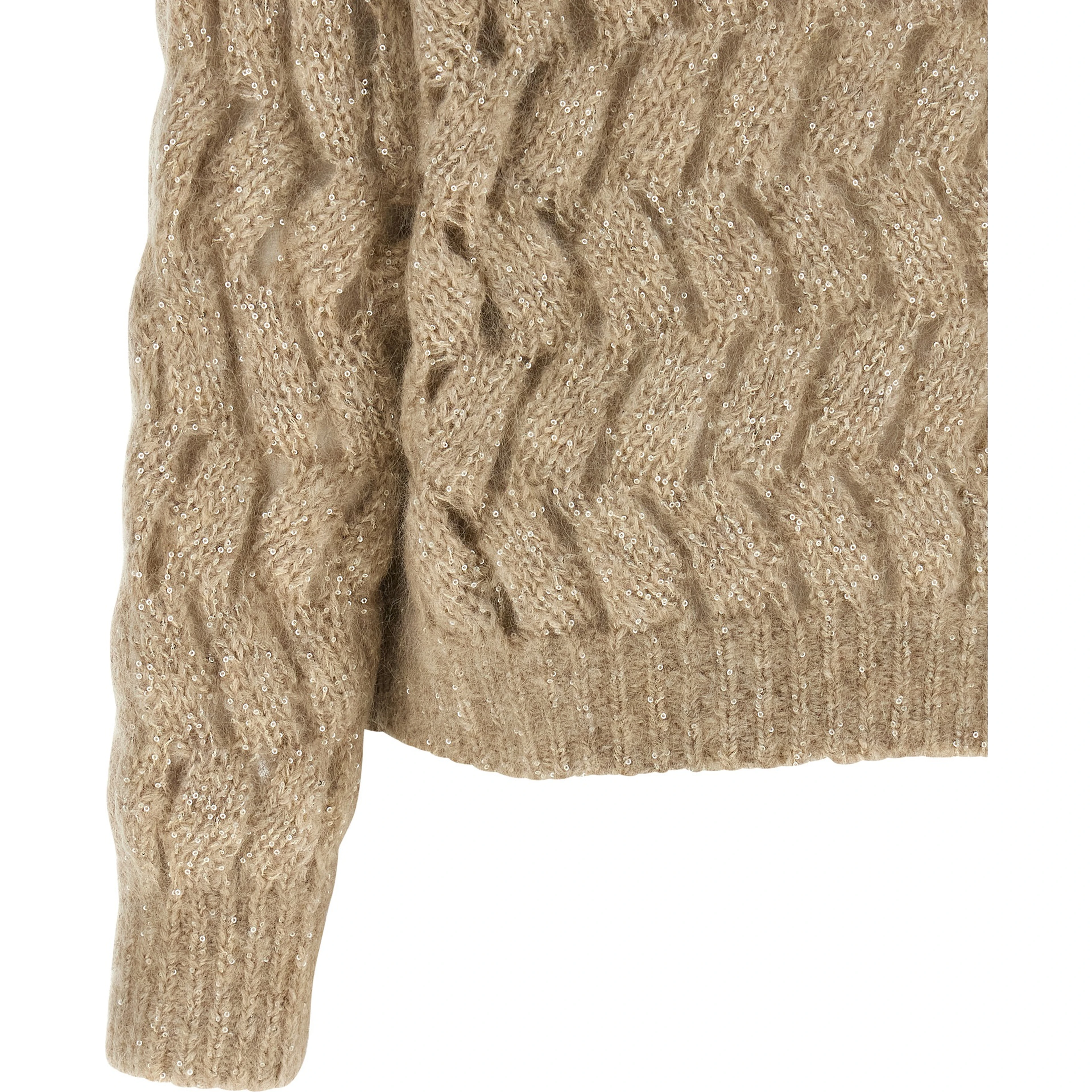 Beige Wool Cardigan