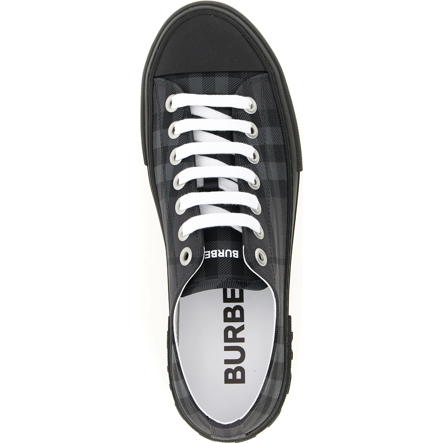 Gray Polyamide Low Top Sneakers