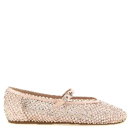 Multicolor Polyamide Ballet Flats