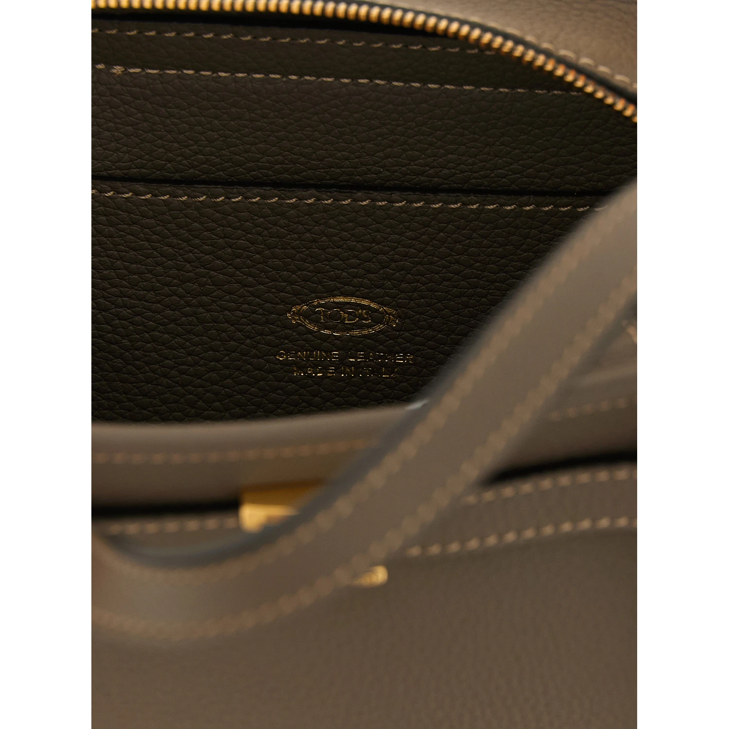 Gray Calfskin Tote Bag