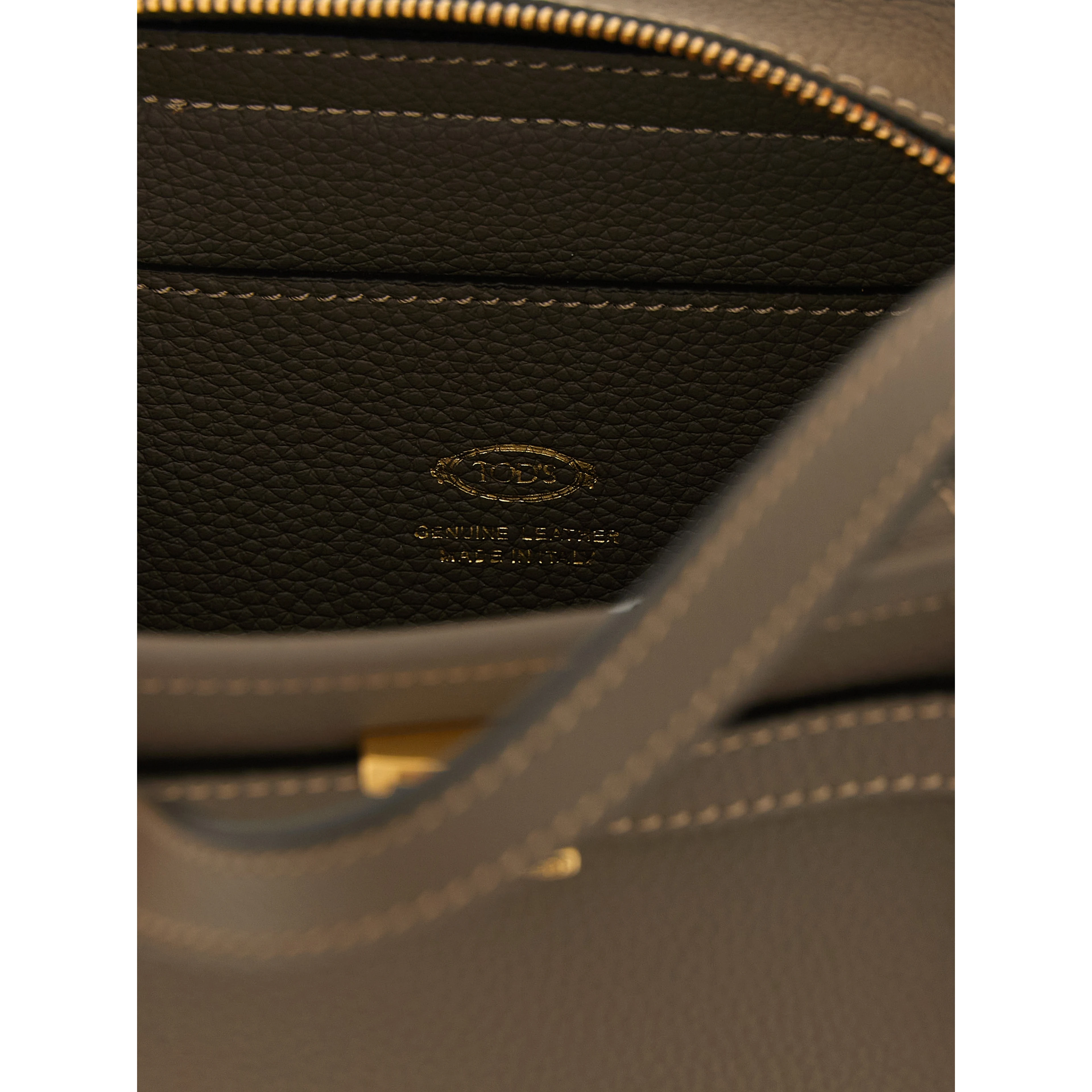 Gray Calfskin Tote Bag