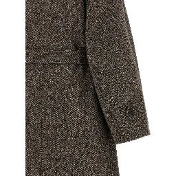 Brown Virgin Wool Coat