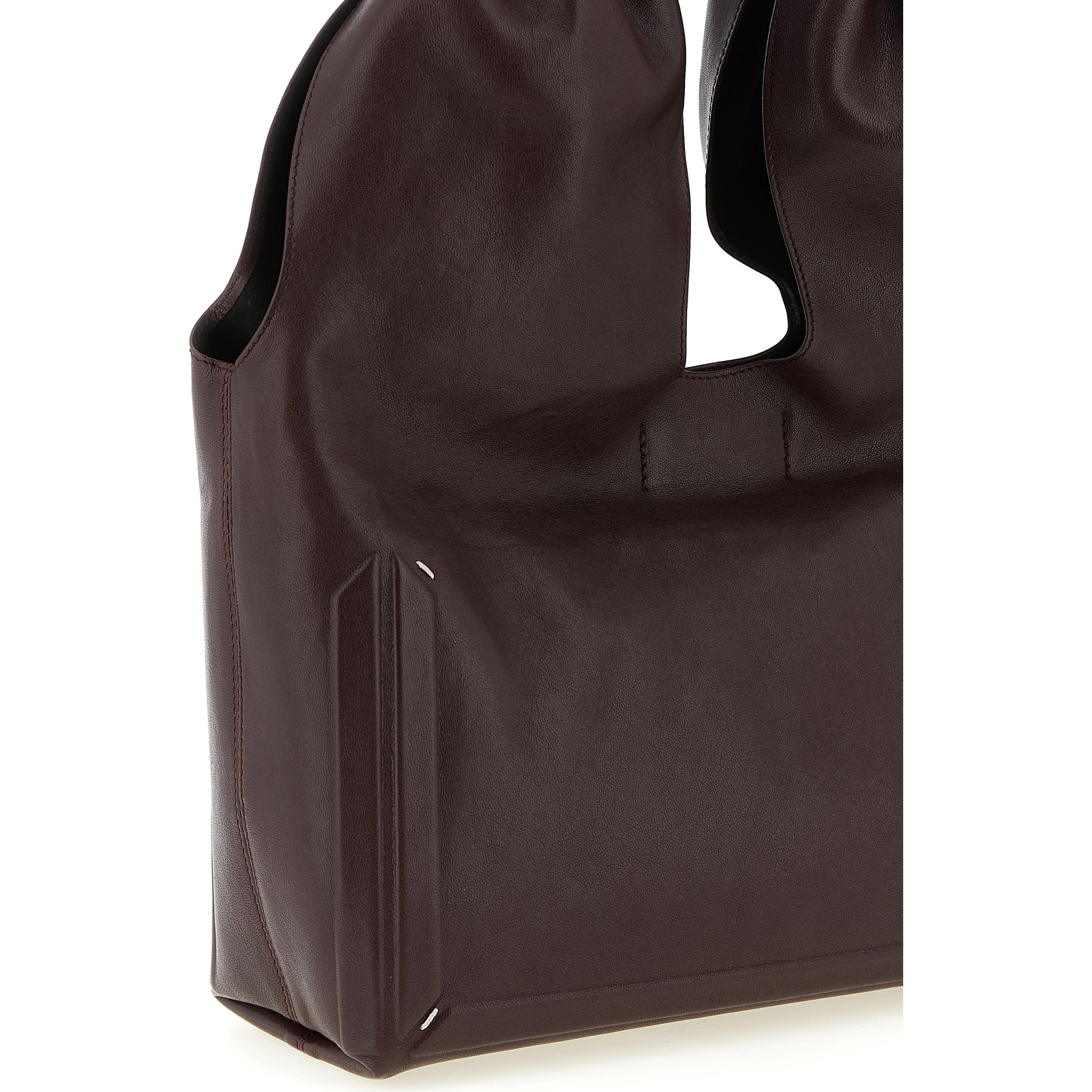 Bordeaux Lamb Leather Shoulder Bag