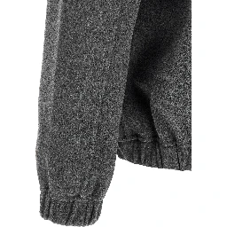 Gray Wool Full-Length Jacket