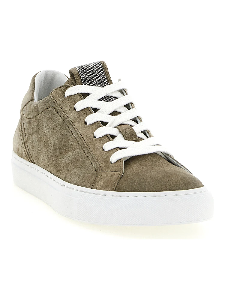 Gray Calfskin Low Top Sneakers alternative
