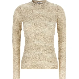 Beige Silk Cardigan