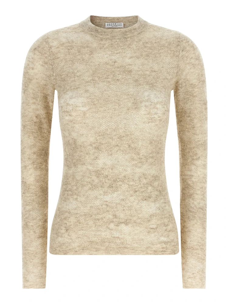 Beige Silk Cardigan