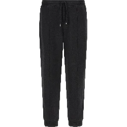 Black Cotton Joggers (Workout Pants)