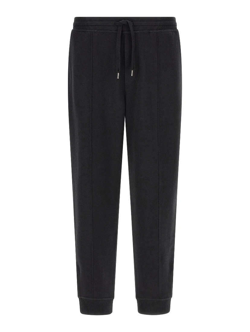 Black Cotton Joggers (Workout Pants)