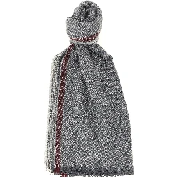 Gray Wool Scarf