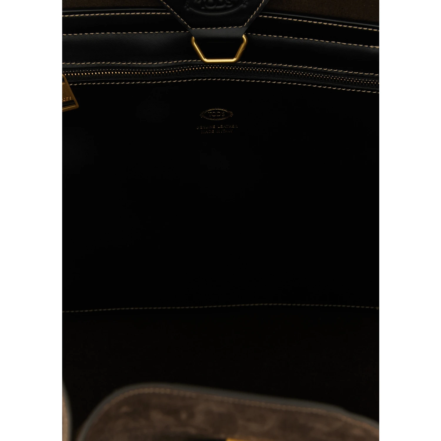 Brown Calfskin Tote Bag