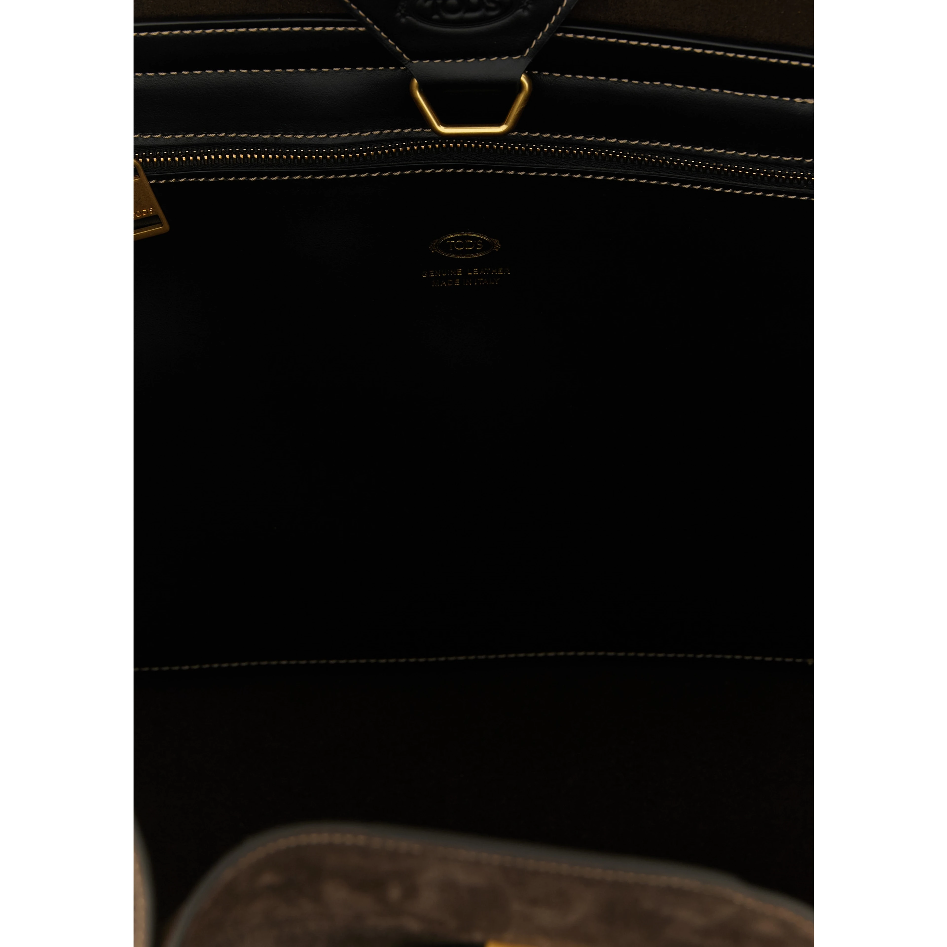 Brown Calfskin Tote Bag
