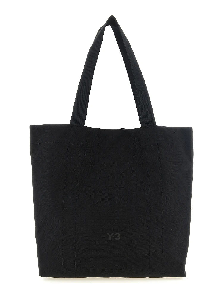 Black Polyamide Tote Bag