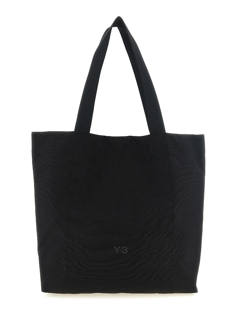Black Polyamide Tote Bag