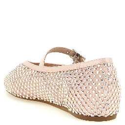 Multicolor Polyamide Ballet Flats