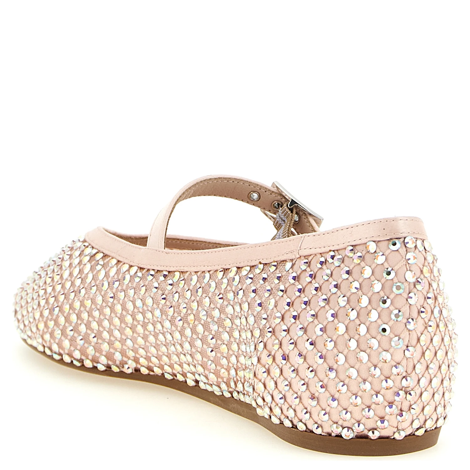 Multicolor Polyamide Ballet Flats
