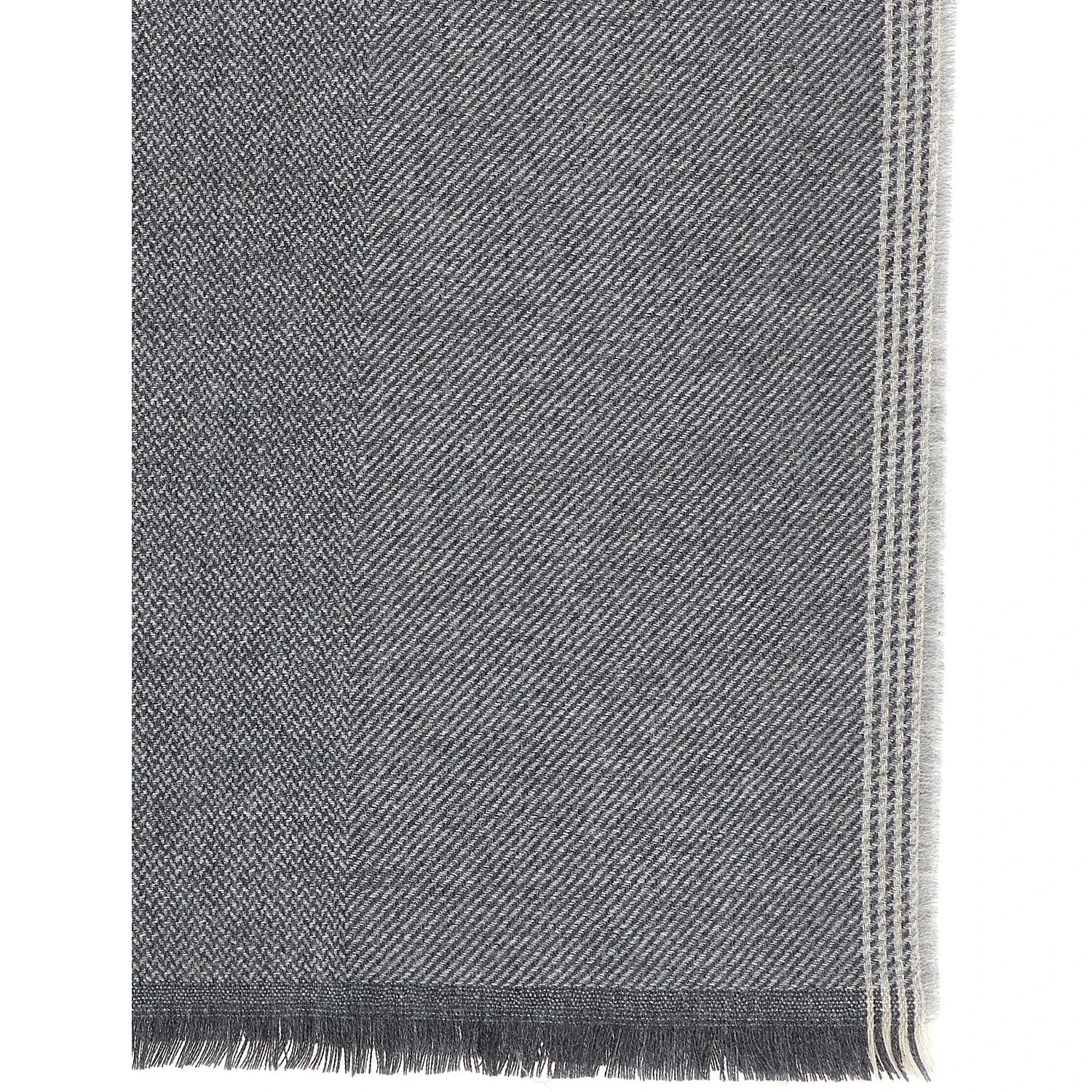 Gray Wool Scarf