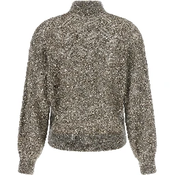 Gray Polyamide Cardigan