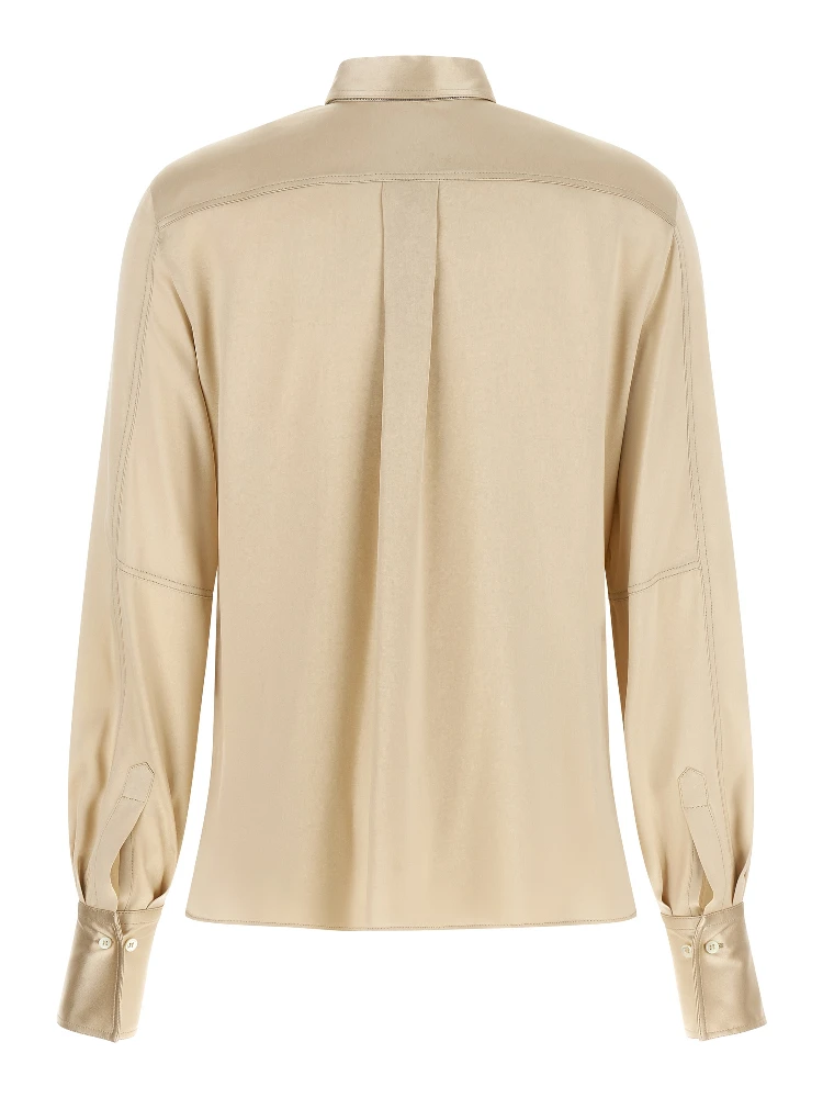 Beige Silk Blouse alternative