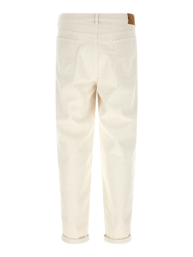 White Cotton Relaxed Fit Jeans alternative