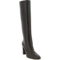 Brown Calfskin Over The Knee