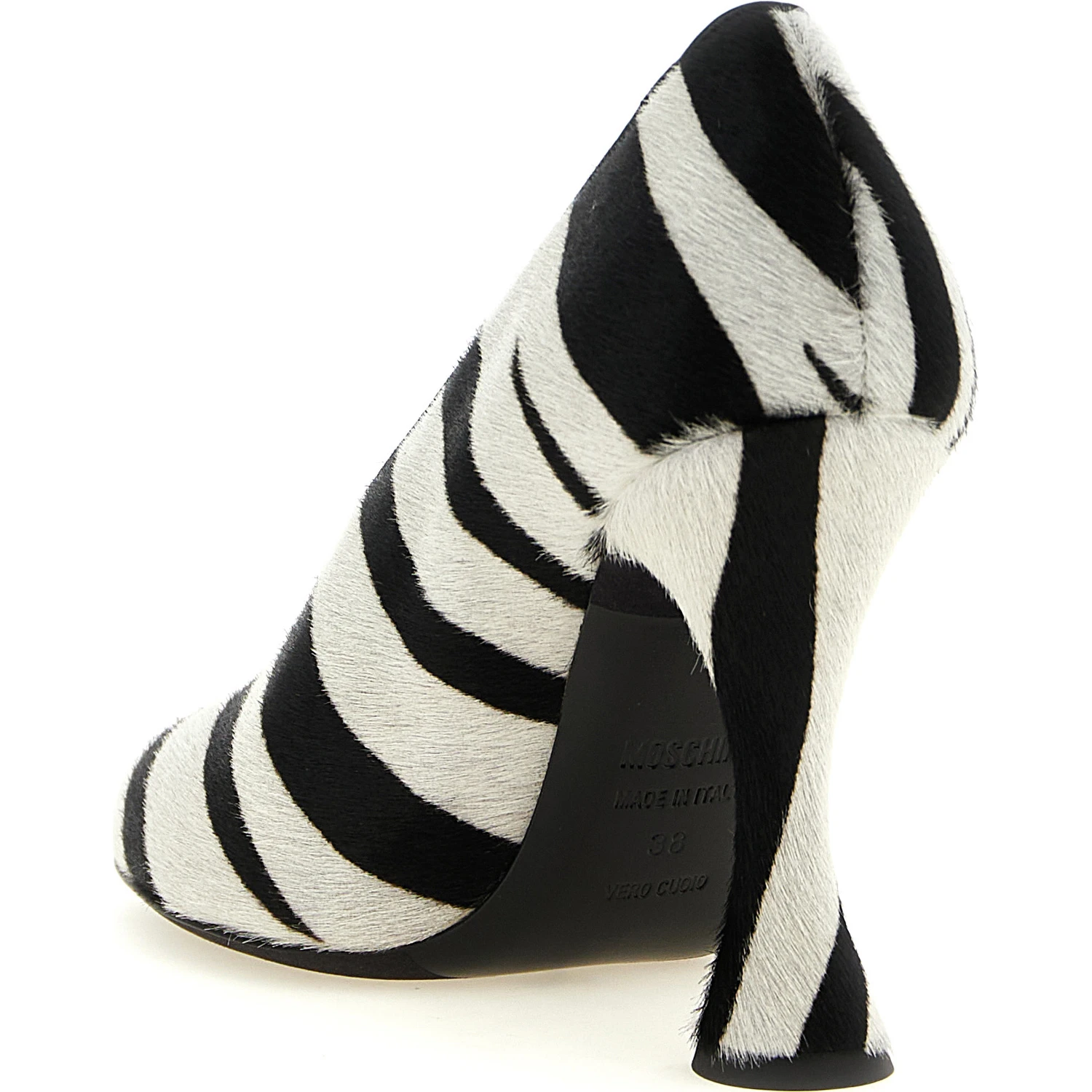 Bicolor Calfskin High Heel Pumps