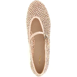 Multicolor Polyamide Ballet Flats