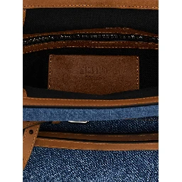 Blue Cotton Clutch Bag