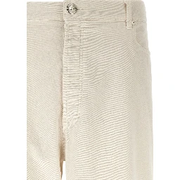 White Cotton Relaxed Fit Jeans